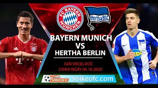 Soi kèo Bayern Munich vs Hertha Berlin | 23h00 ngày 4/10/2020 - Giải VĐQG Đức