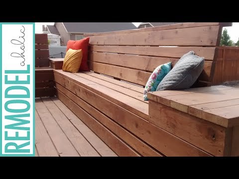 How to Build Space-Saving Deck Benches for a Small Deck How to Build Space-Saving Deck Benches for a Small Deck