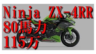 Kawasakiから400ccなのに80馬力のモンスターマシンがデビューしました。凄いのは馬力だけではなく価格も115万と凄い！