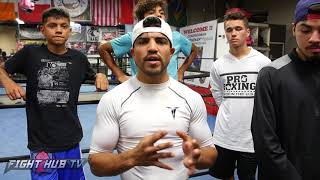 VICTOR ORTIZ "ME AND CANELO...THAT'D BE A GREAT FIGHT!" TALKS CANELO VS GGG!