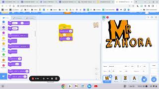 Animate your name in scratch