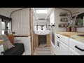 Teacher Builds 5 Window Skoolie Into Her Full Time Tiny Home (Bus Tour)