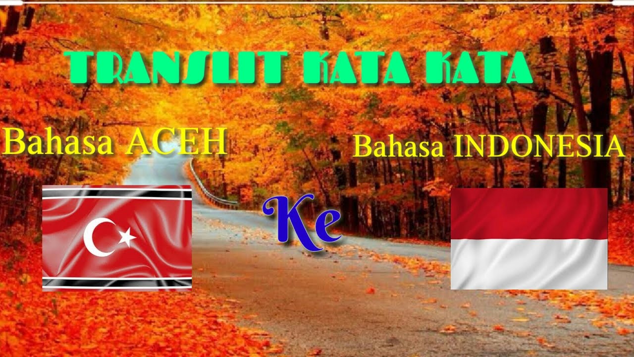 Bahasa ACEH VS Bahasa Indonesia - YouTube