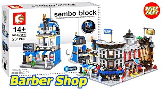 LEGO Barber Shop | Sembo Block SD6500 | Unofficial lego
