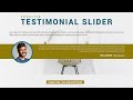 Creative Testimonial Slider on Owl Carousel in Using HTML & CSS
