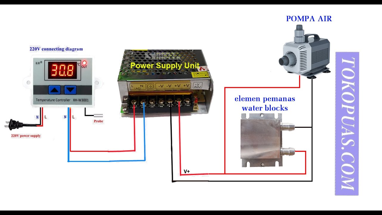 Membuat Heater Aquarium Pengatur Suhu Air - YouTube