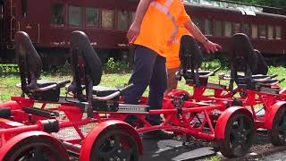 Rail Explorers Catskill Mountains Phoenicia, NY ~ Opening Day ~ 05-26-18