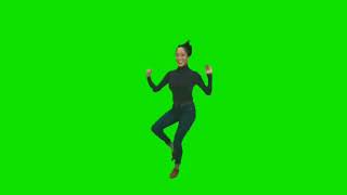Dancing girl || HD Stock Green Screen Il VFX Effect II Chroma Key || Kinemaster Effect ||