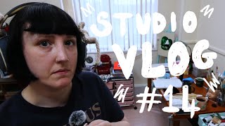 STUDIO VLOG #14 | Stop doom scrolling and watch me paint | how about some failed ASMR?......