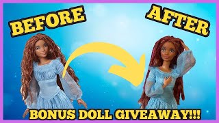 Disney’s The Little Mermaid Ariel 2023 Mattel | Unboxing | Giveaway | Barbie Head Swap