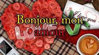 Bonjour mon amour, bon réveil matinal💕💕🌹🌹❣️❣️| message d'amour