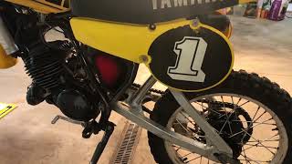 1980 Yamaha YZ125 Vintage Motocross - Fresh out of 35 year storage - Offers being accepted