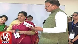 Ex CBI JD Lakshminarayana Launches Sports And Education Fair In Hyderabad | V6 News