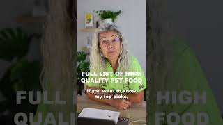 Full List of Dr. Judy Approved High Quality Pet Food
