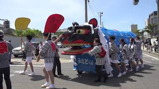 子獅子のみなとくん出発です！　本祭り　酒田まつり2019　C0021