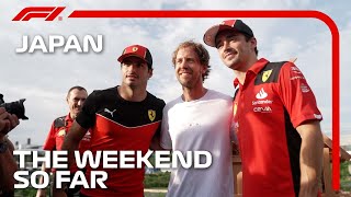 Seb Returns, Hamilton's Dazzling Helmet And The Weekend So Far | 2023 Japanese Grand Prix