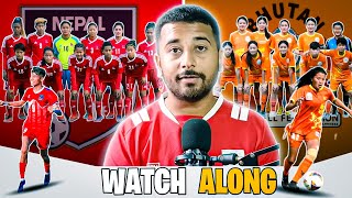 NEPAL VS BHUTAN | SAFF CHAMPIONSHIP 2024 | WATCHALONG