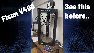 Before Flsun V400 see 3D Printer Super Racer Review Now!