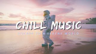 Astronaut's Serene Stroll 🚀 | 1 Hour Dreamy Loop with Chill Music 🎵 | Sleeping Music, Stress Relief