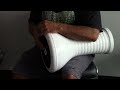 the 17 white wave zaza percussion egypt style darbuka with black drum head