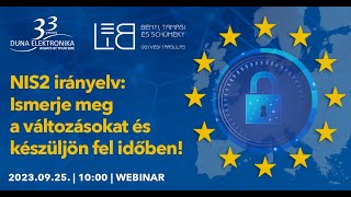 NIS2 irányelv: Ismerje meg a változásokat és készüljön fel időben! | Webinárium 2023.09.25.