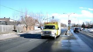 CETAM FORD AMBULANCE RESPONDING IN BROSSARD