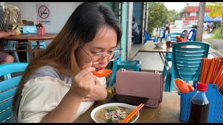 Makan Mee Sup Kiming//Handmade Mee Lagend Popular Di Pasar Debak