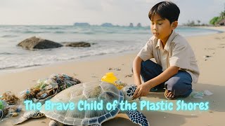 The Brave Child of the Plastic Shores#environmentalawareness #childrenstorytime #cartoonvideo#disney