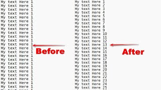text incrementally replace