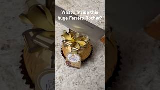 Ever Wondered What's Inside the Grand Ferrero Rocher Chocolate? Let's find out! #shorts