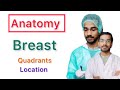 Anatomy Of Breast | Pectoral Region | Location | Quadrant