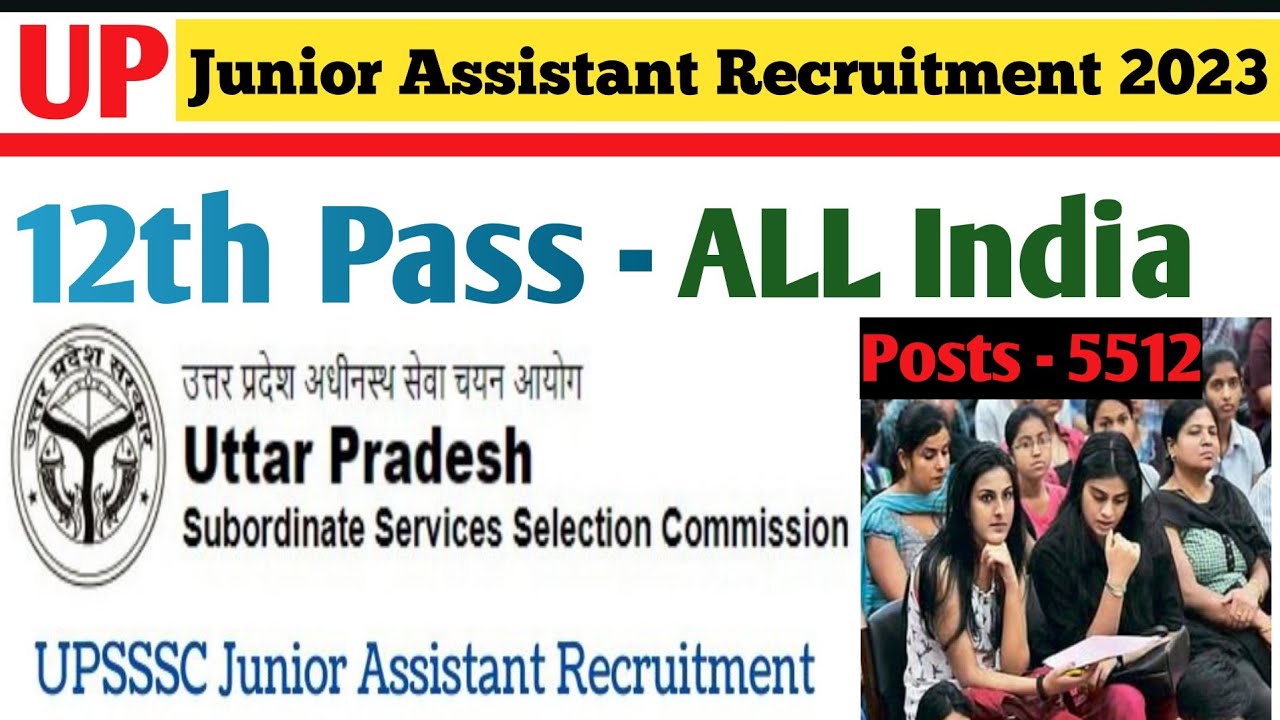 UPSSSC Junior Assistant Recruitment 2023 | UP Assistant New Vacancy ...