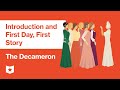 The Decameron by Giovanni Boccaccio | Introduction and First Day, First Story