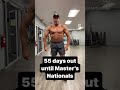 55 days out to masters nationals.  Arm day.