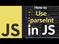 How to Use parseInt in JavaScript | Convert Strings to Integers Like a Pro with Real Examples