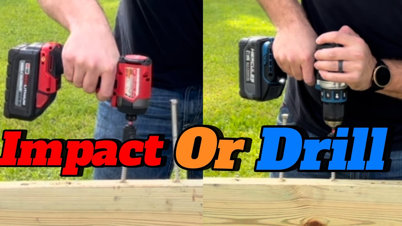 Impact Driver Or Drill Youtube
