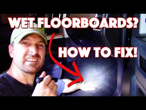 Why do I have water in the passenger floorboard?