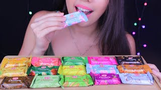 ASMR EXPERIMENTANDO KITKATS DE VÁRIOS SABORES (EATING SOUNDS)