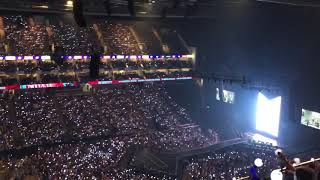 091018 BTS Army singing epiphany before the concert | London Fancam D1