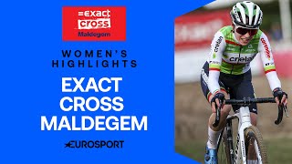 VIOLENCE! 🥊😱 Women's Race Highlights | Exact Cross Maldegem 2025