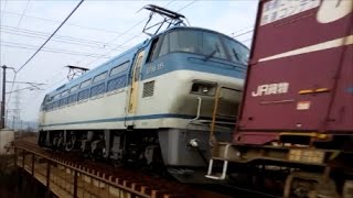 2017年1月19日　山陽本線Gライン 貨物列車撮影記