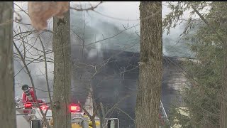 One flown to hospital after Mercer County fire