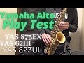 Play Testing the 3 Most Popular Yamaha Altos