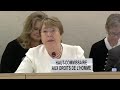 New Human Rights chief's, Michelle Bachelet, first speech to the Human Rights Council