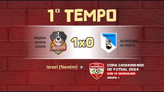 Magnus 1x0 Guerreiros de Cristo- Primeiro Tempo - 16/03/2024 - 22ª Copa Catarinense de Futsal