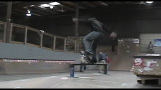 Skateboarding at Skater Island in RI