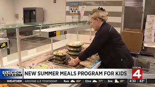 New summer meals program for children