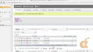 PHP Databases 1 - Lesson 10 - DELETE Query