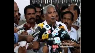 CM Oommen Chandy meets press after discussion | PC George removed as Chief Whip