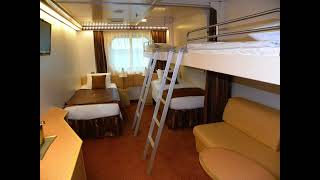 Carnival Dream   Cabins and Accommodations   Family Quint Oceanview Cabin